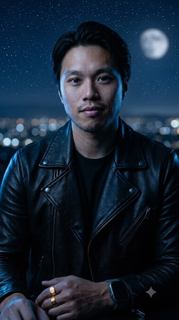 Moonlight Blue Portrait